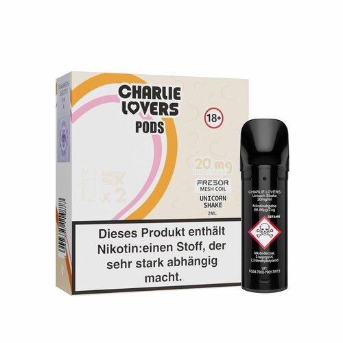 Charlie Lovers UNICORN SHAKE Prefilled POD (2 Stk.) 2.0 ml / 20 mg