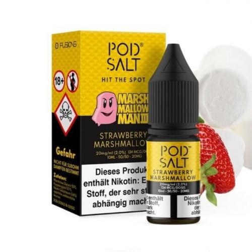 POD SALT FUSION Strawberry Marshmallow Nikotinsalz Liquid 20 mg / 10 ml