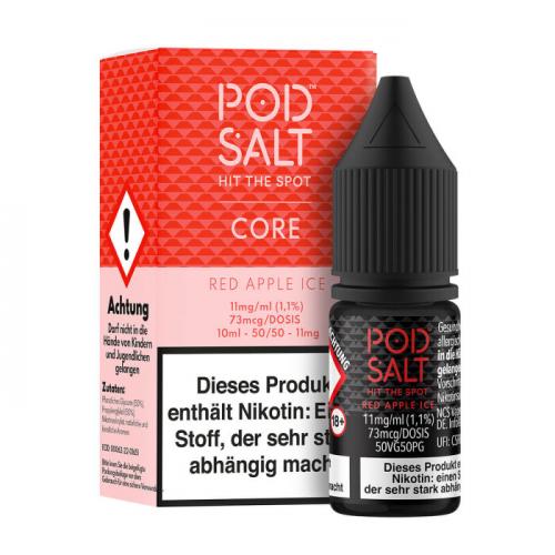 POD SALT RED APPLE ICE Nikotinsalz Liquid 11 mg / 10 ml