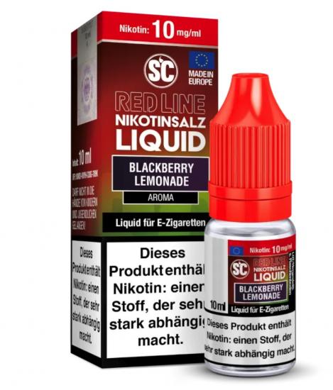 SC RED LINE Black Lemonade Nikotinsalz Liquid 10 ml / 10 mg