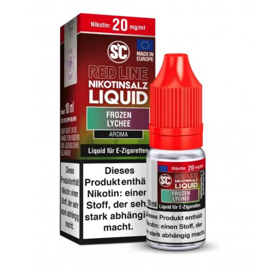 SC RED LINE Frozen Lychee Nikotinsalz Liquid 10 ml / 20 mg