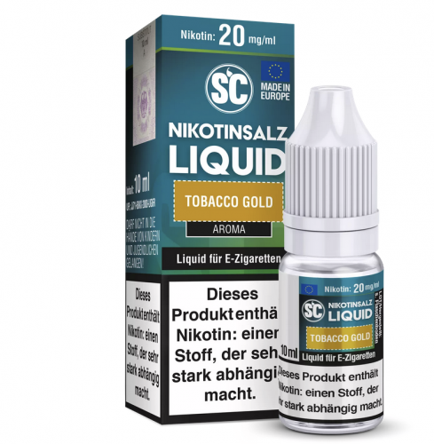 SC Tobacco Gold Nikotinsalz Liquid 10 ml / 20 mg