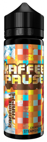 Steamshots KAFFEEPAUSE Karamell Frappe Ice Aroma 10 ml / 120 ml