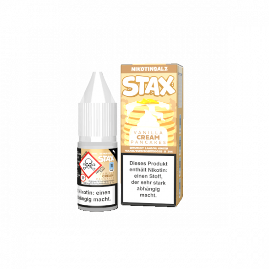 strapped stax vanilla cream pancakes nikotinsalz liquid 10mg