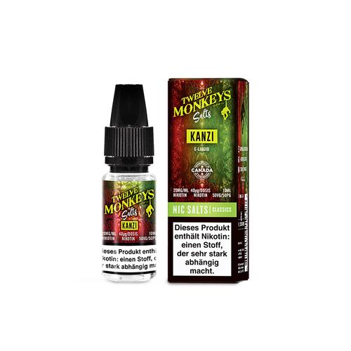 Twelve Monkeys KANZI Nikotinsalz SALT NIC Liquid 20 mg / 10 ml