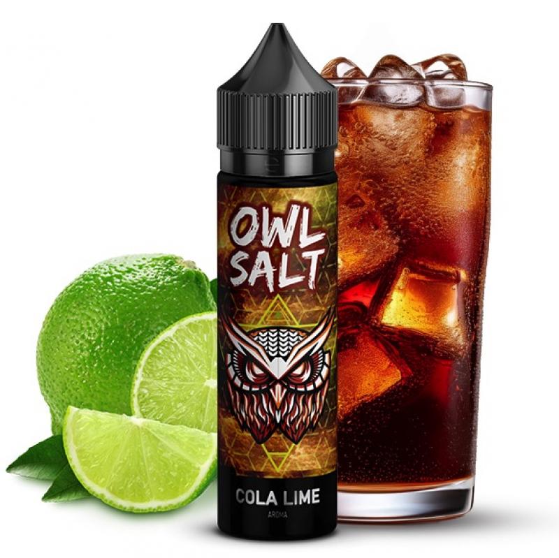 OWL Salt Cola Lime Aroma 10ml Longfill für E-Zigaretten mit Cola und frischer Limette