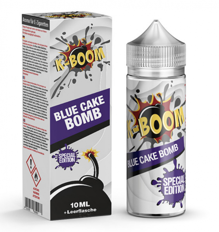 K-Boom Special Edition BLUE CAKE Bomb Aroma Longfill 10 ml / 120 ml