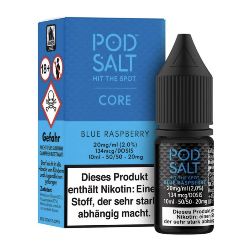 POD SALT CORE BLUE RASPBERRY Nikotinsalz Liquid 20 mg / 10 ml