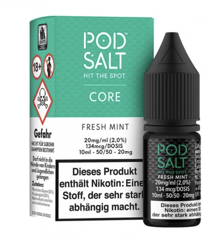 POD SALT CORE FRESH MINT Nikotinsalz Liquid 11 mg / 10 ml