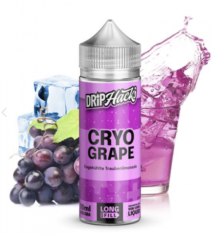 Drip Hacks CRYO GRAPE Hack Shot Aroma Longfill 10 ml / 120 ml