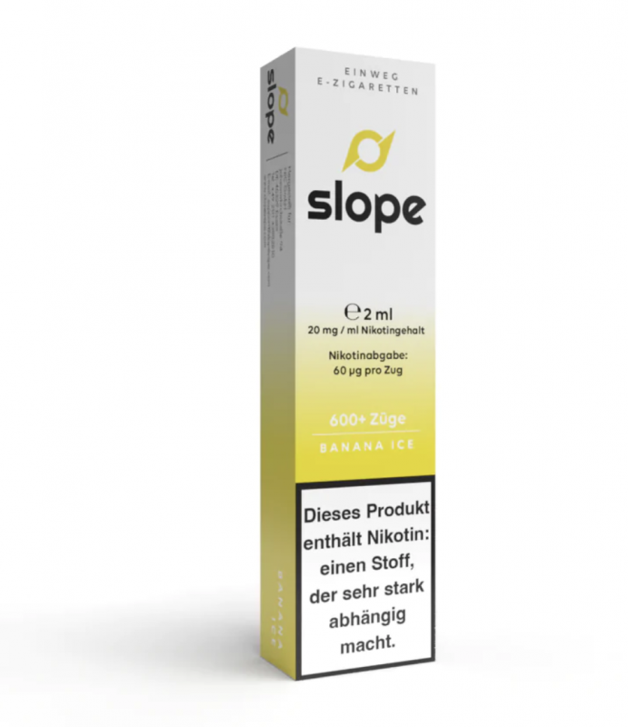 SLOPE BANANA ICE Disposable Einweg POD System Nic Salt 2.0 ml / 20 mg