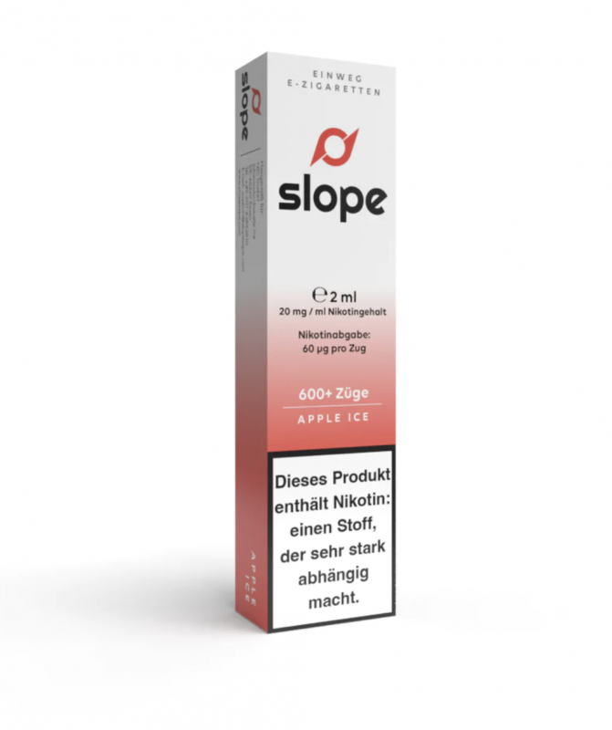 SLOPE APPLE ICE Einweg POD System Nic Salt 2.0 ml / 20 mg