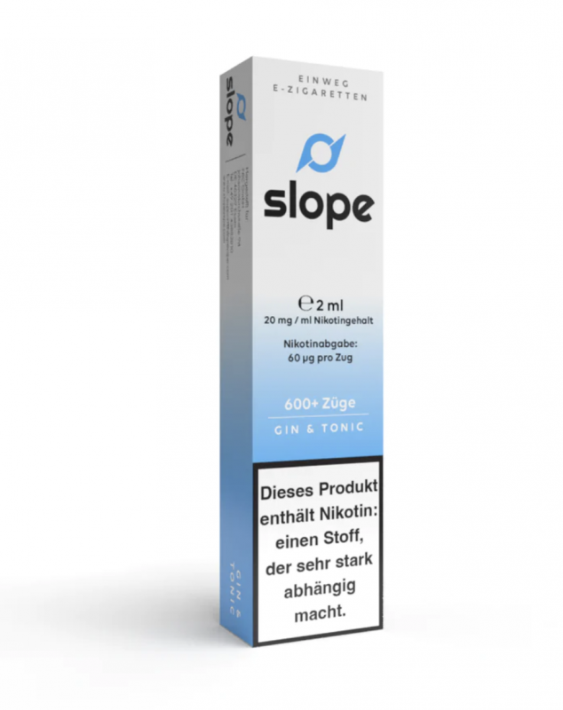 SLOPE GIN & TONIC Einweg POD System Nic Salt 2.0 ml / 20 mg