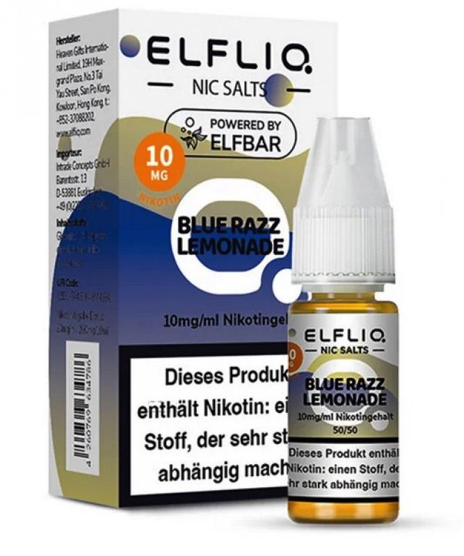 ELFBAR ELFLIQ BLUE RAZZ LEMONADE Nikotinsalz SALT NIC Liquid 10 mg / 10 ml