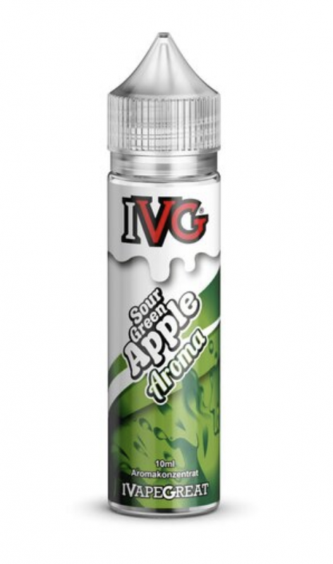 IVG SOUR GREEN APPLE Aroma Longfill 10 ml / 60 ml