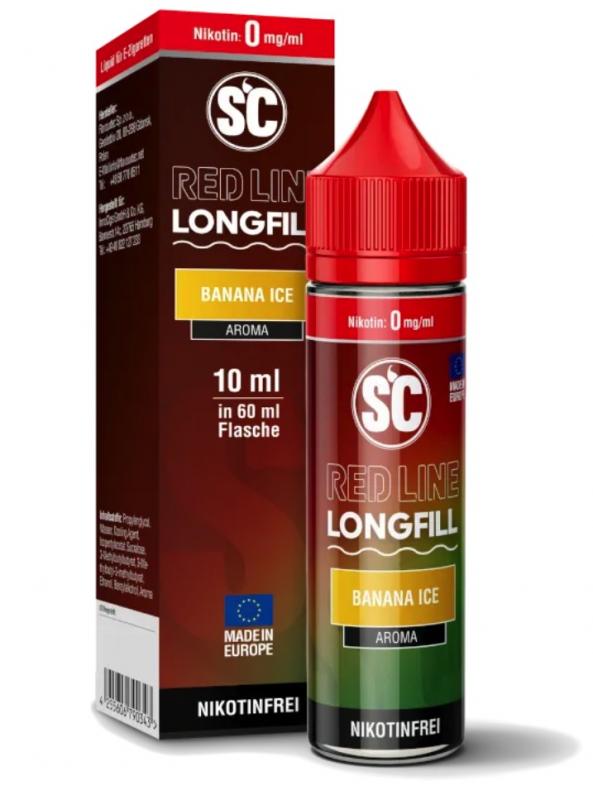 SC RED LINE Banana ICE Aroma Longfill 10 ml / 60 ml
