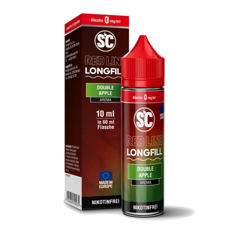 SC RED LINE DOUBLE APPLE Aroma Longfill 10 ml / 60 ml