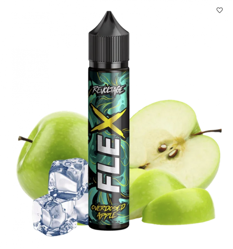 REVOLTAGE FLEX Overdosed Apple Aroma Longfill 10 ml / 75 ml