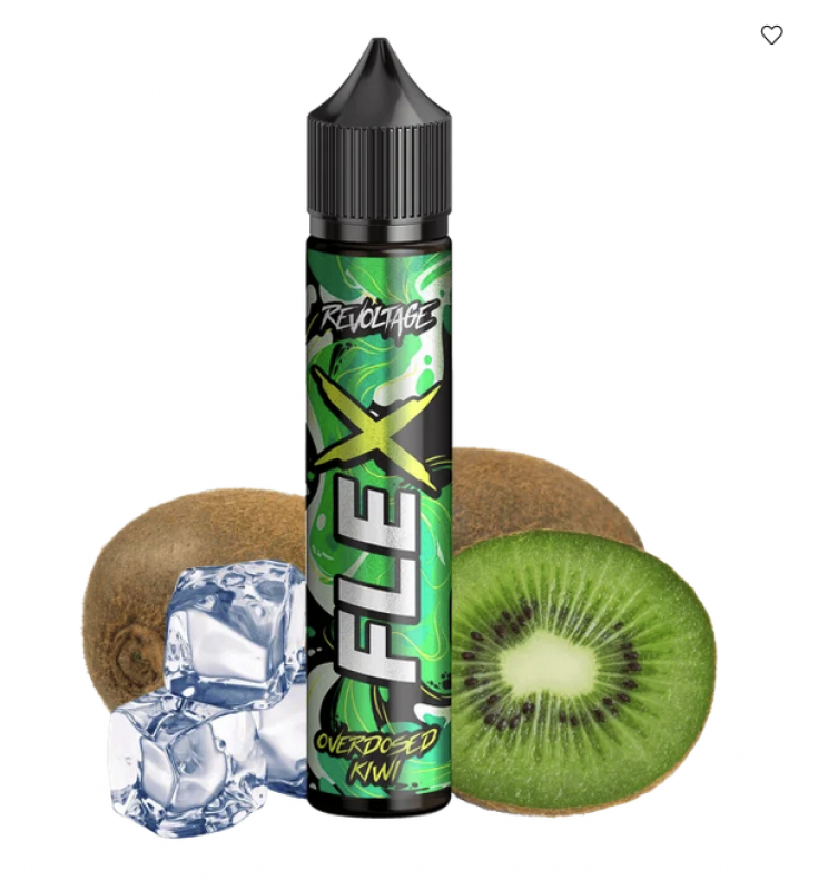 REVOLTAGE FLEX Overdosed Kiwi Aroma Longfill 10 ml / 75 ml