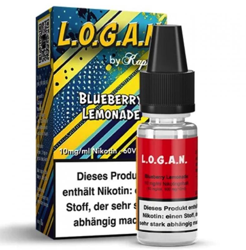 L.O.G.A.N. by Kapkas Flava BLUEBERRY LEMONADE Nikotinsalz Liquid 10 ml / 10 mg