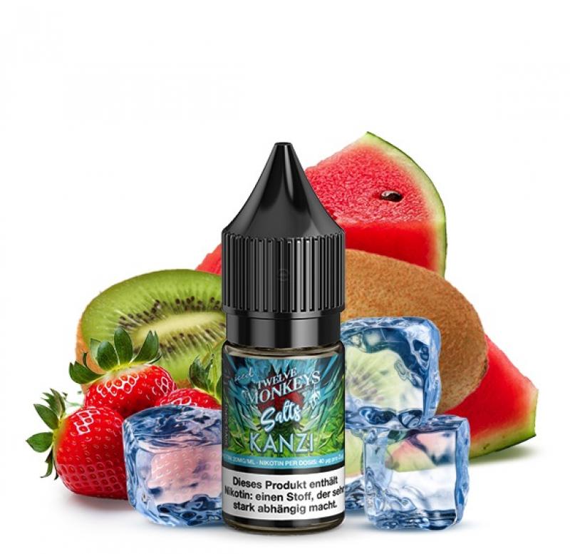 Twelve Monkeys KANZI ICED Nikotinsalz SALT NIC Liquid 20 mg / 10 ml