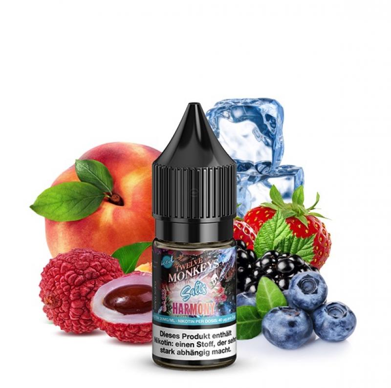 Twelve Monkeys HARMONY ICED Nikotinsalz SALT NIC Liquid 20 mg / 10 ml