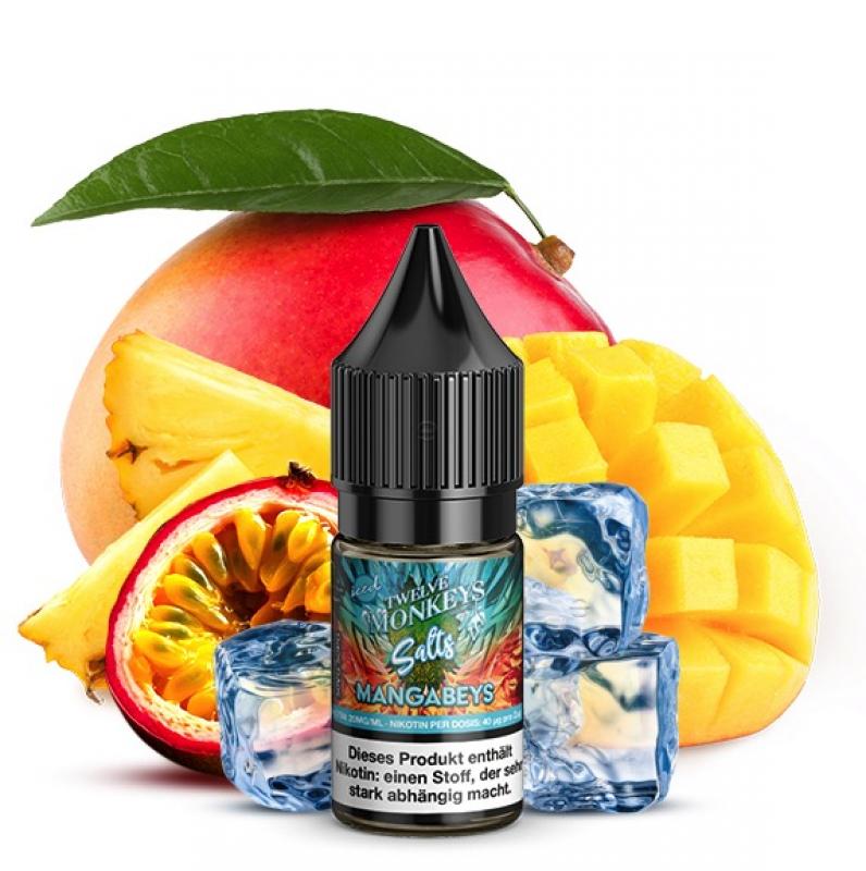 Twelve Monkeys MANGABEYS ICED Nikotinsalz SALT NIC Liquid 20 mg / 10 ml
