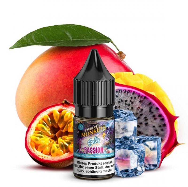 Twelve Monkeys PASSION RED Nikotinsalz SALT NIC Liquid 20 mg / 10 ml