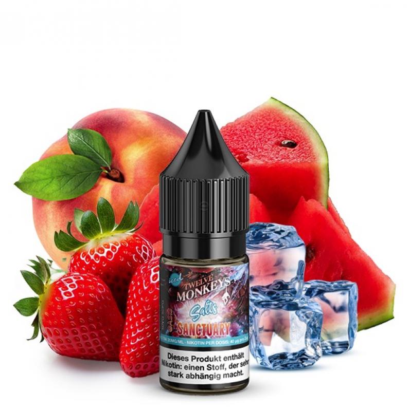Twelve Monkeys SANCTUARY ICED Nikotinsalz SALT NIC Liquid 20 mg / 10 ml