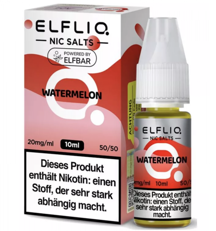 ELFBAR ELFLIQ WATERMELON Nikotinsalz SALT NIC Liquid 20 mg / 10 ml