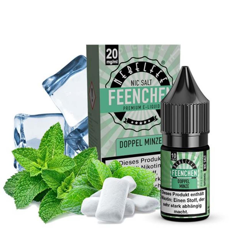 NEBELFEE Feenchen DOPPEL MINZE Nikotinsalz Liquid 10 ml / 20 mg