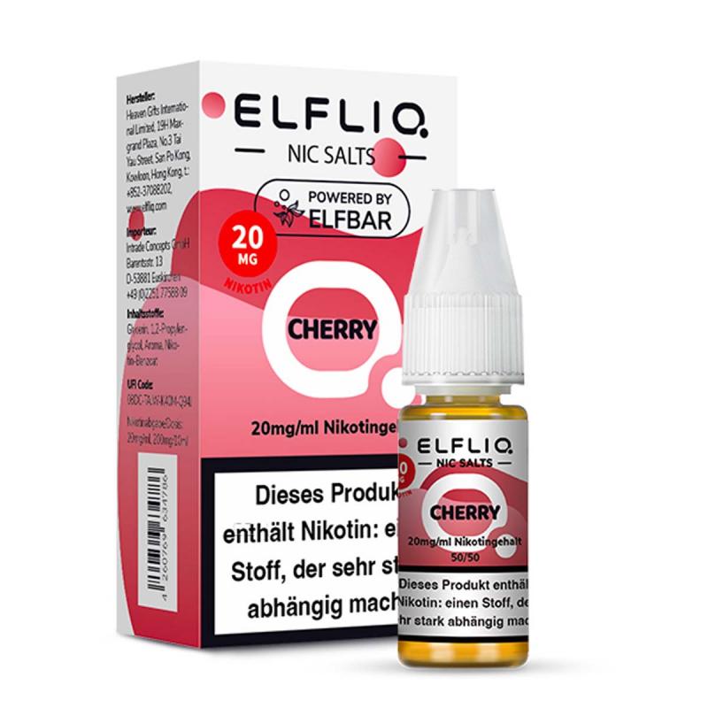 ELFBAR ELFLIQ CHERRY Nikotinsalz SALT NIC Liquid 10 mg / 10 ml