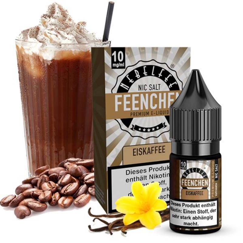 NEBELFEE Feenchen EISKAFFEE Nikotinsalz Liquid 10 ml / 10 mg