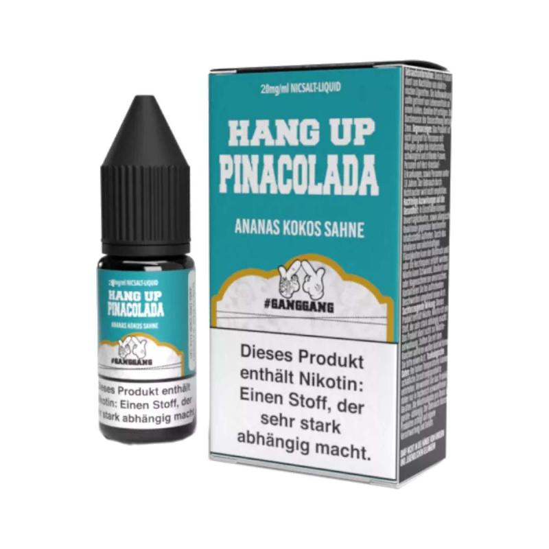 GangGang HANG UP PINACOLADA Nic Salt Nikotinsalz Liquid 10 mg / 10 ml