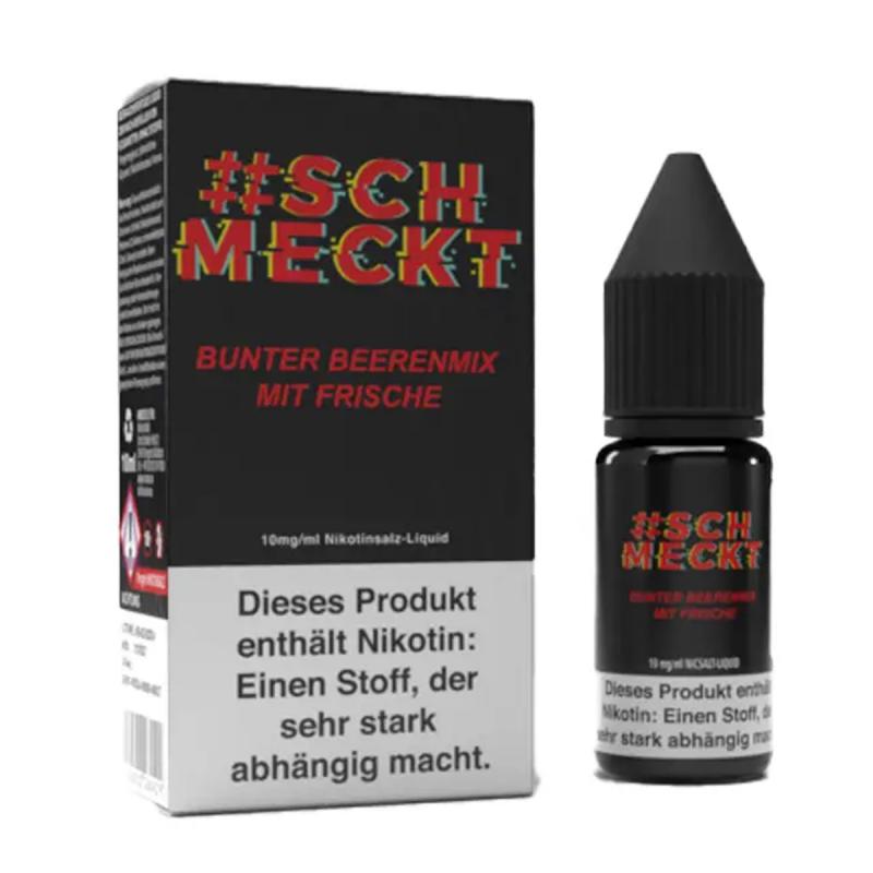 #SCHMECKT Bunter Beerenmix  mit Frische on Ice Nikotinsalz SALT NIC Liquid 10 mg / 10 ml