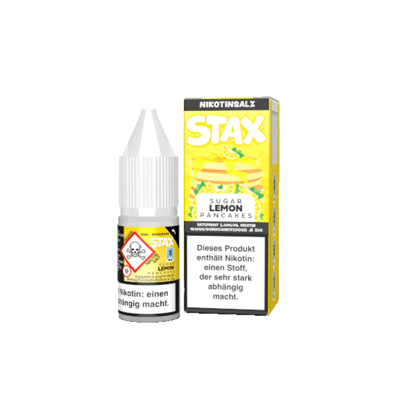 Strapped Stax Sugar & Lemon Pancakes Nikotinsalz Liquid 10 ml / 20 mg