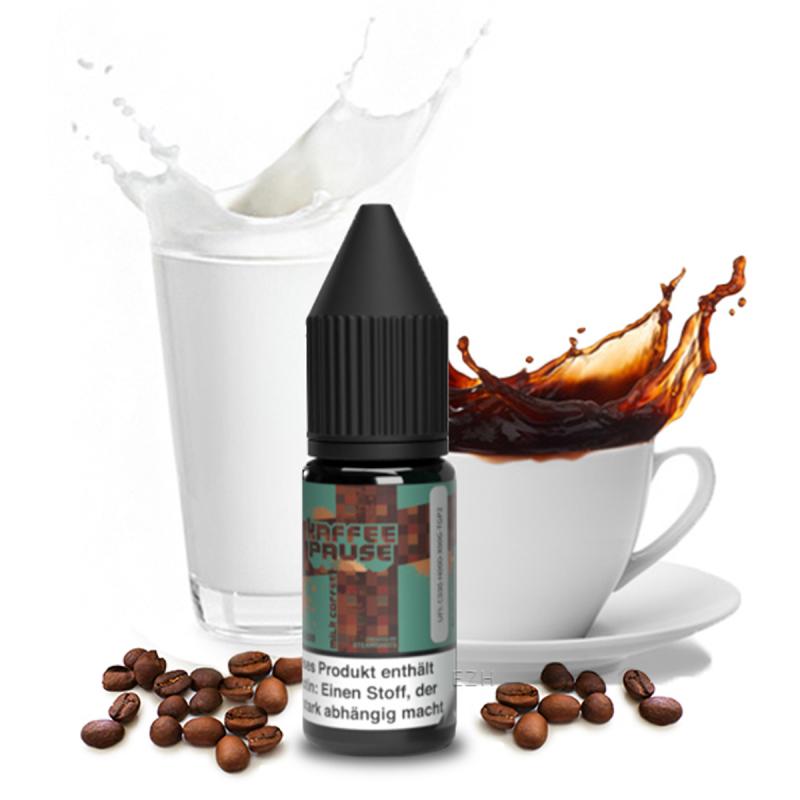 KAFFEEPAUSE Milk Coffee by Steamshots Nikotinsalz Liquid 10 ml / 20 mg