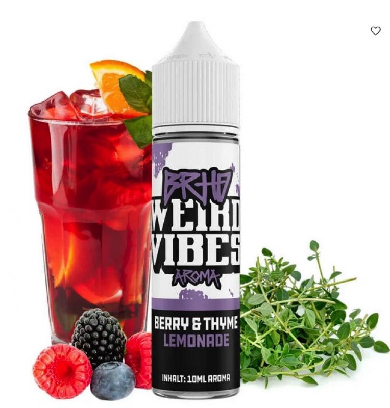 BRHD BAREHEAD Essentials Weird Vibes Berry & Thyme Lemonade Aroma Longfill