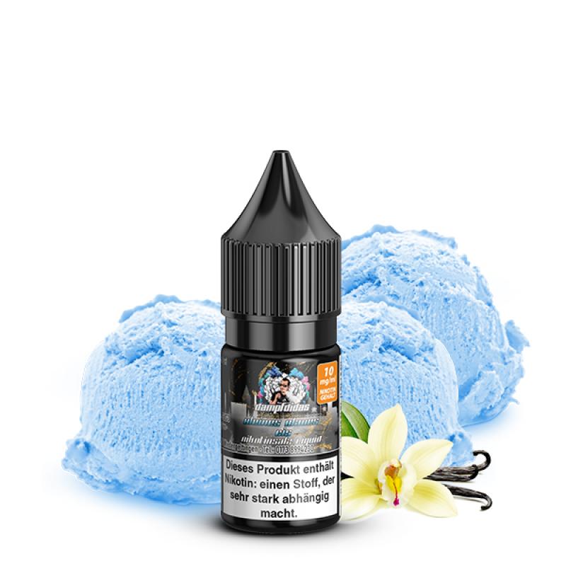 Dampfdidas Delicious Deluxe Kleines Blaues Eis Nikotinsalz SALT NIC Liquid 10 ml / 10 mg