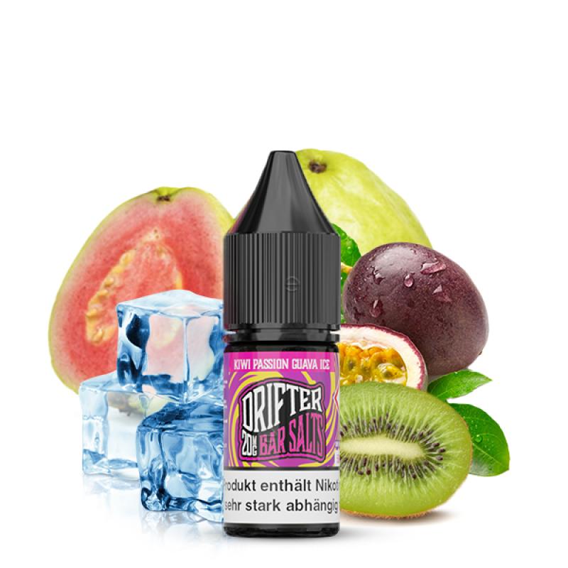 DRIFTER Kiwi Passionfruit Guava Ice Nikotinsalz Liquid 10 ml / 20 mg