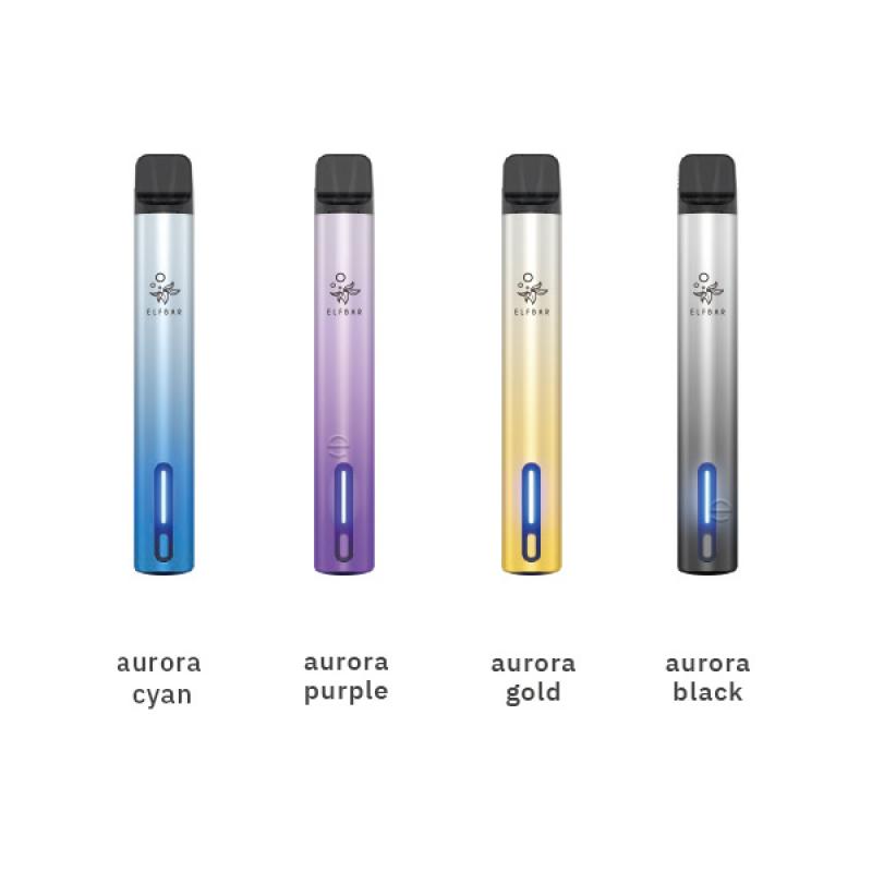 ELF BAR ELFA TURBO Refillable POD Kit DEVICE Basisgerät 550 mAh Aurora Purple