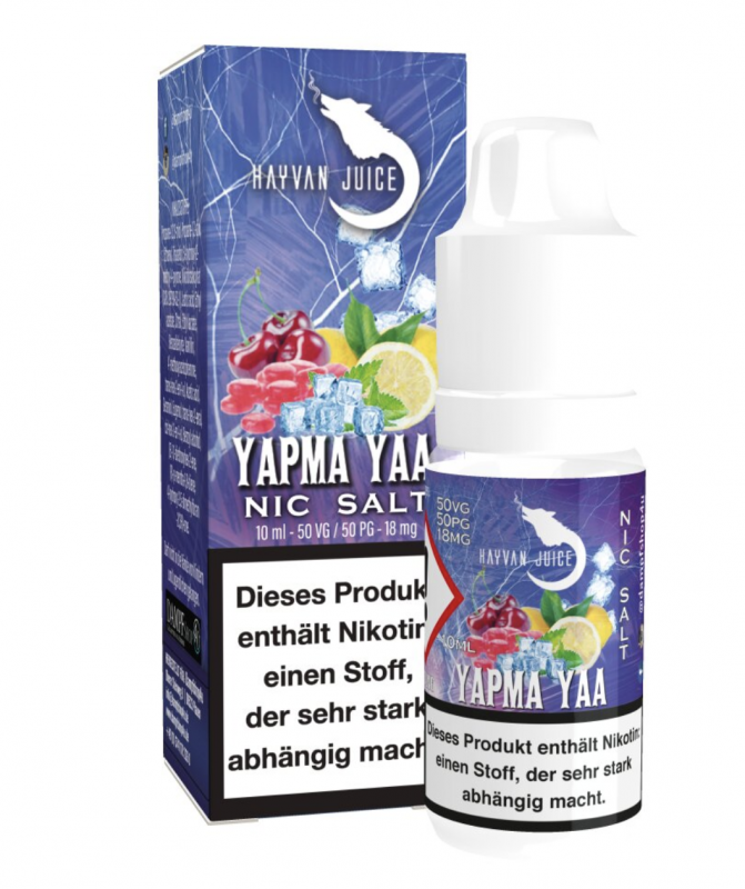Hayvan Juice Yapma Yaa Nikotinsalz Liquid Nic Salt 10 ml / 18 mg