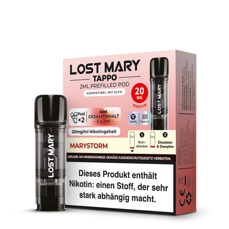 Lost Mary Tappo MARYSTORM Prefilled POD (2 Stk.) 2.0 ml / 20 mg