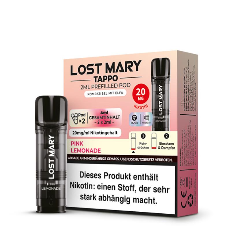 Lost Mary Tappo PINK LEMONADE Prefilled POD (2 Stk.) 2.0 ml / 20 mg