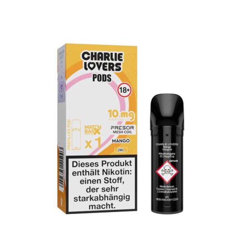 Charlie Lovers MANGO Prefilled POD (1 Stk.) 2.0 ml / 10 mg