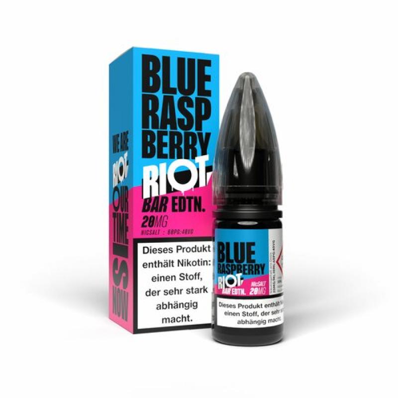 Riot Squad BAR EDTN BLUE RASPBERRY Nikotinsalz Liquid 10 ml / 20 mg