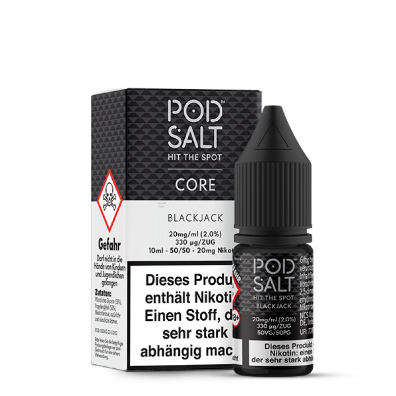 POD SALT Black Jack Nikotinsalz Liquid 11 mg / 10 ml