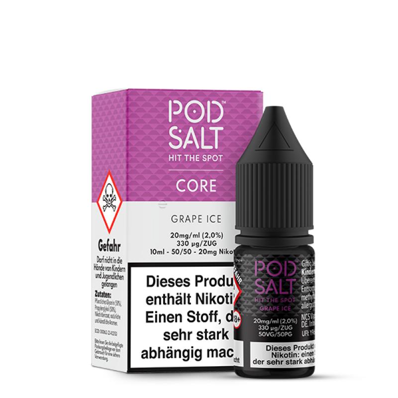 POD SALT GRAPE ICE Nikotinsalz Liquid 20 mg / 10 ml