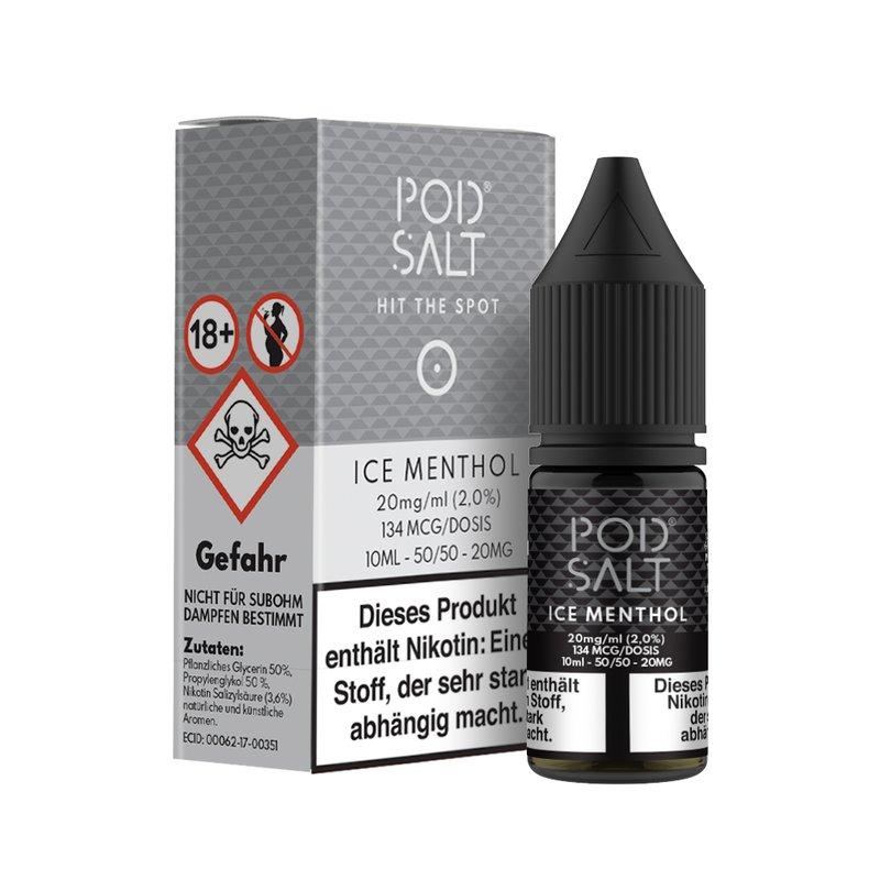 POD SALT Ice Menthol Nikotinsalz Liquid 20 mg / 10 ml