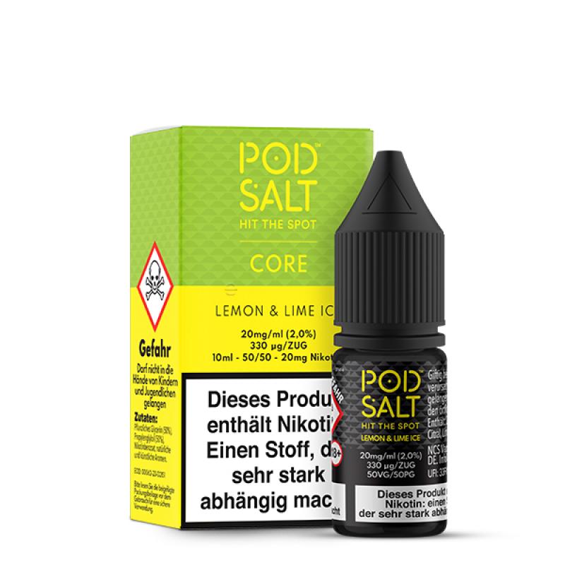 POD SALT Lemon & Lime ICE Nikotinsalz Liquid 11 mg / 10 ml